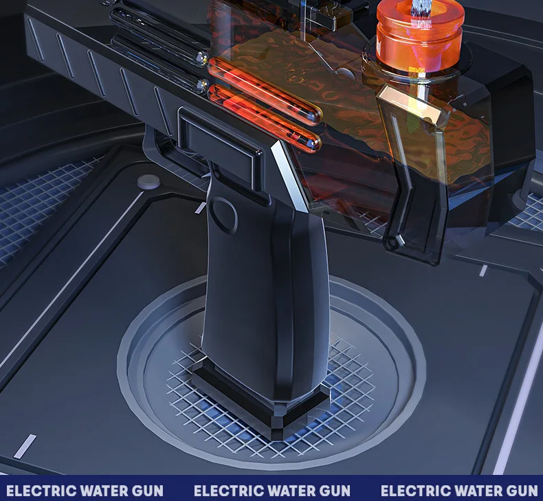Pistola de agua eléctrica lista para jugar