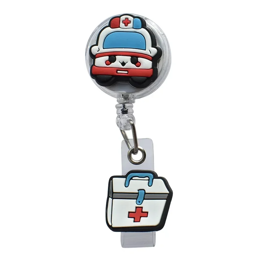 Carrete retráctil de insignia médico para enfermeras y trabajadores - imagen 3