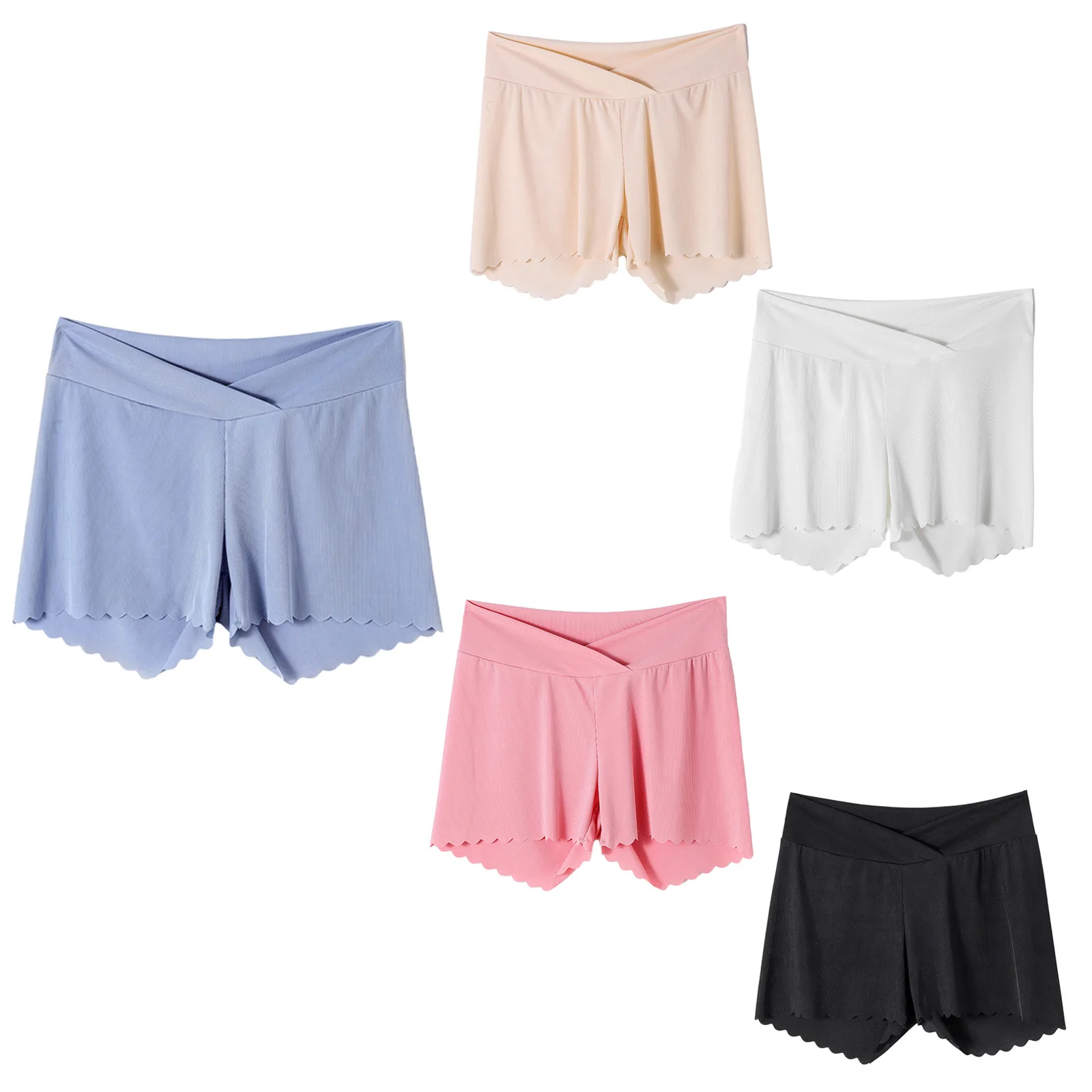 Pantalones cortos de maternidad elásticos cómodos para verano - imagen 2