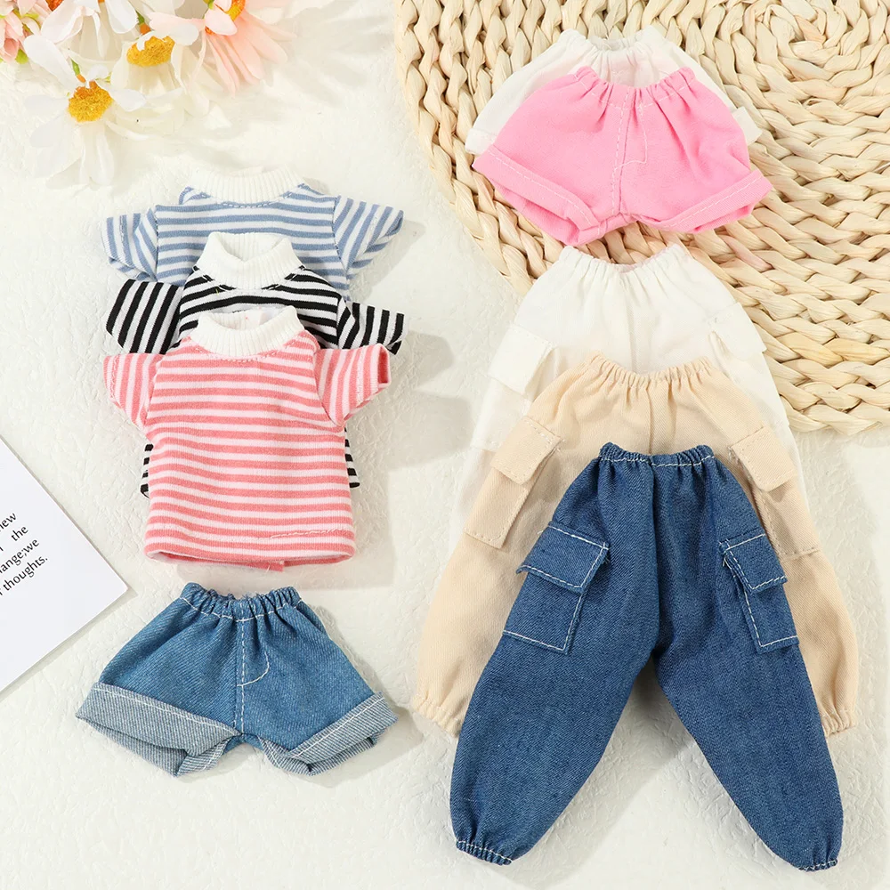 Conjunto de ropa interior a rayas para muñecas BJD