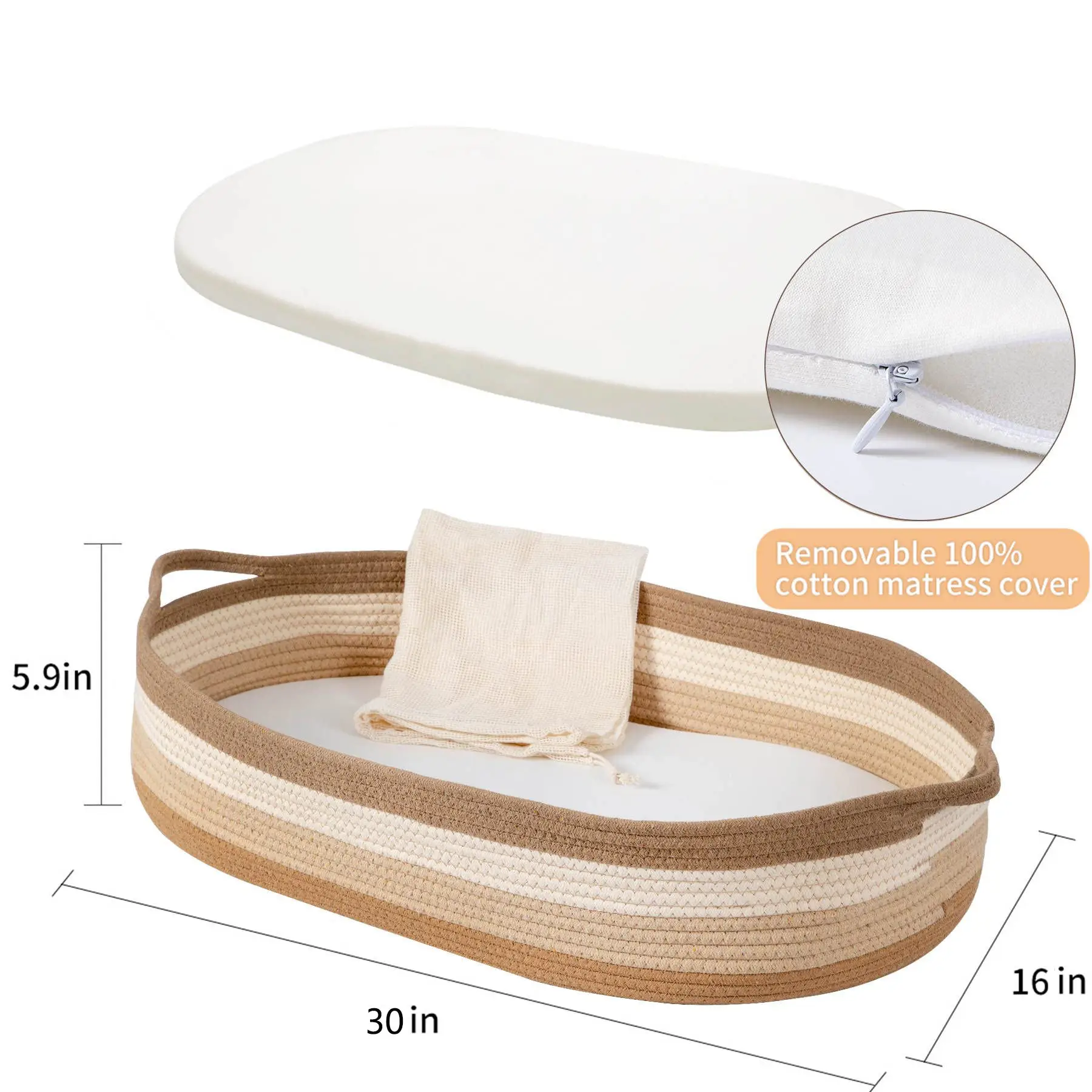 Almohadilla de esponja para mesa de cuidado