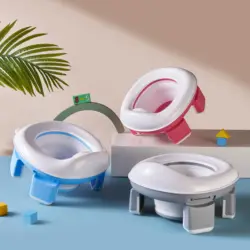 Orinal de viaje plegable de silicona para bebé, asiento entrenamiento