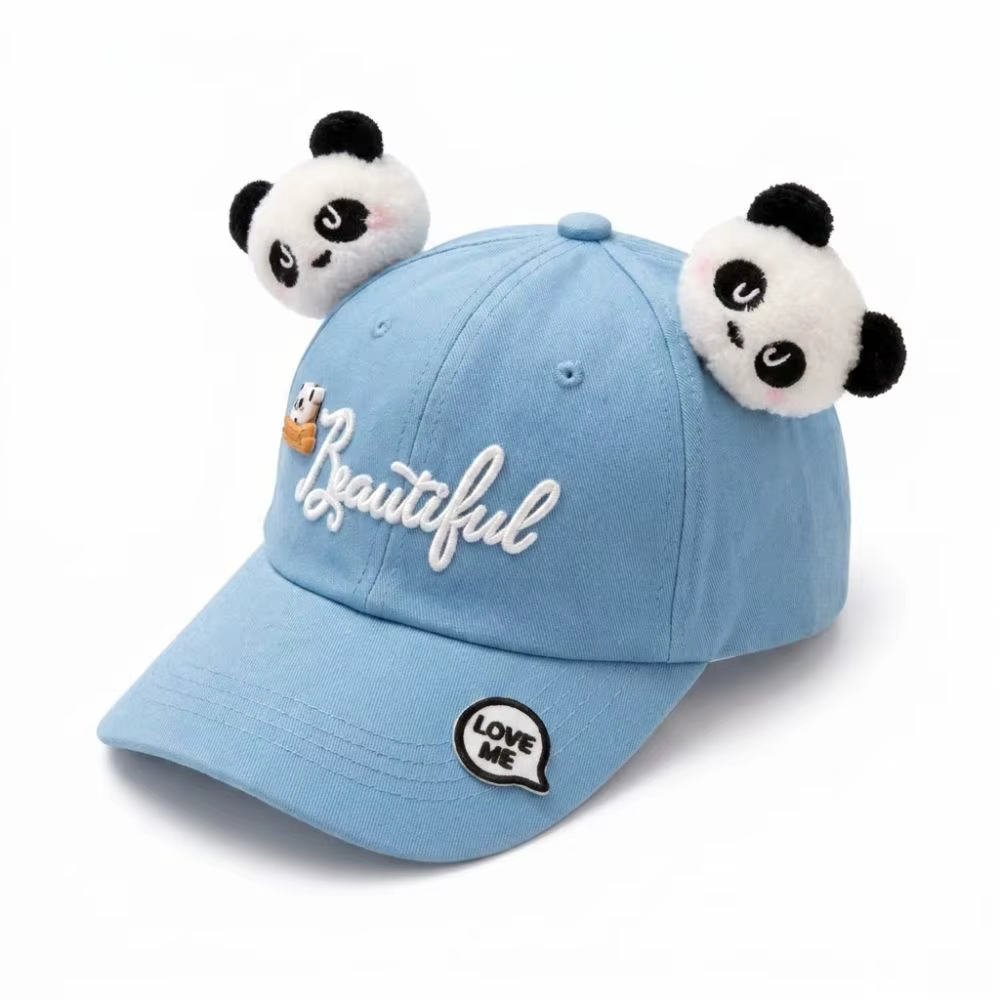 Gorra de béisbol transpirable con panda 3D para verano unisex - imagen 4