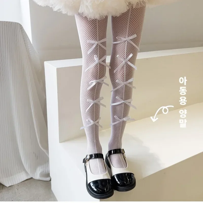 Pantimedias lazo princesa bebé – Algodón suave y transpirable - imagen 3
