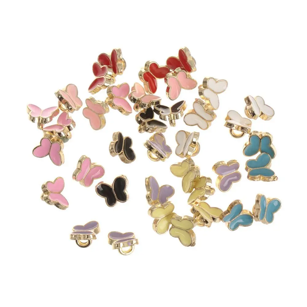 Hebilla mariposa metálica para ropa de muñecas - imagen 2