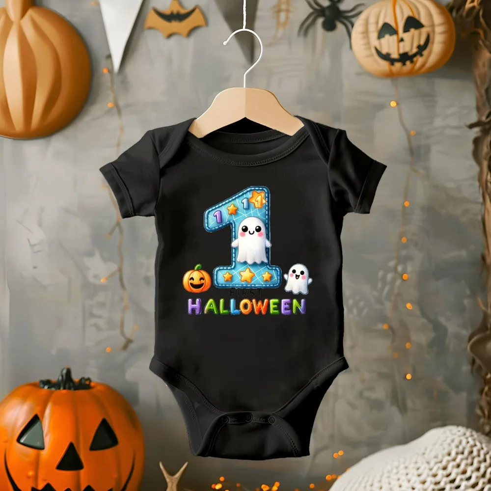 Mameluco bebé My 1st Halloween estampado de manga corta - imagen 2