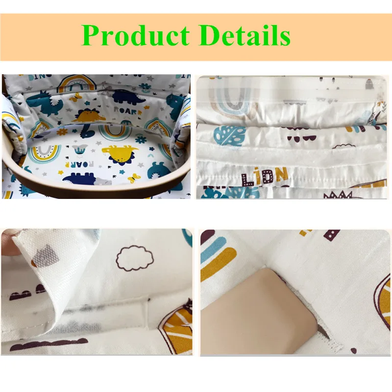 Cojín impermeable para silla alta de bebé – Suave y lavable - imagen 3