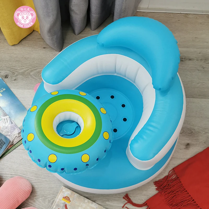 Silla infantil inflable plegable para bebés y niños pequeños - imagen 4