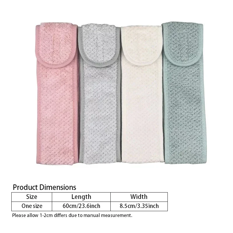 vvocci Diadema ancha antideslizante ajustable para spa y baño - imagen 5