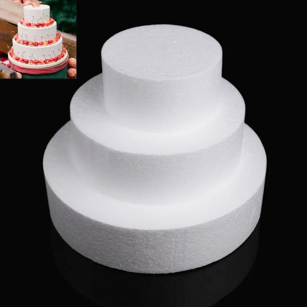 Molde redondo de poliestireno para modelar pasteles de boda - imagen 3