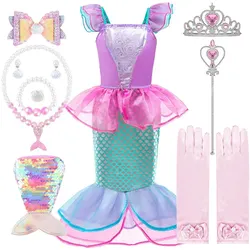 Vestido de sirenita para niña – Diseño Ariel licencias oficiales