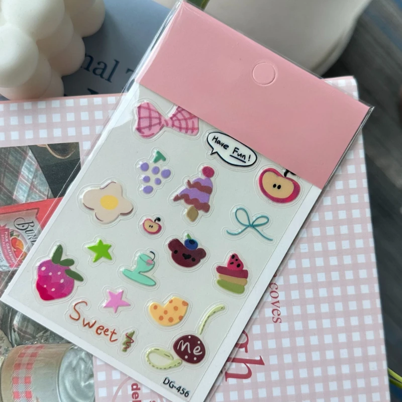 Pegatinas estilo INS coreanas para álbum de recortes y manualidades - imagen 4