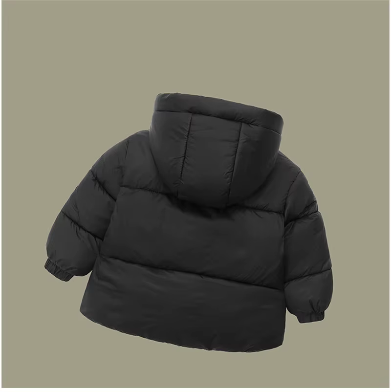Parka infantil de plumón con capucha – Abrigo cálido para niño - imagen 4