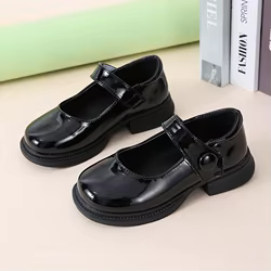 Bailarinas de cuero antideslizantes para niña – Suaves y flexibles