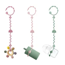 Mordedor de silicona para bebé con cadena – Ajustable y sin BPA