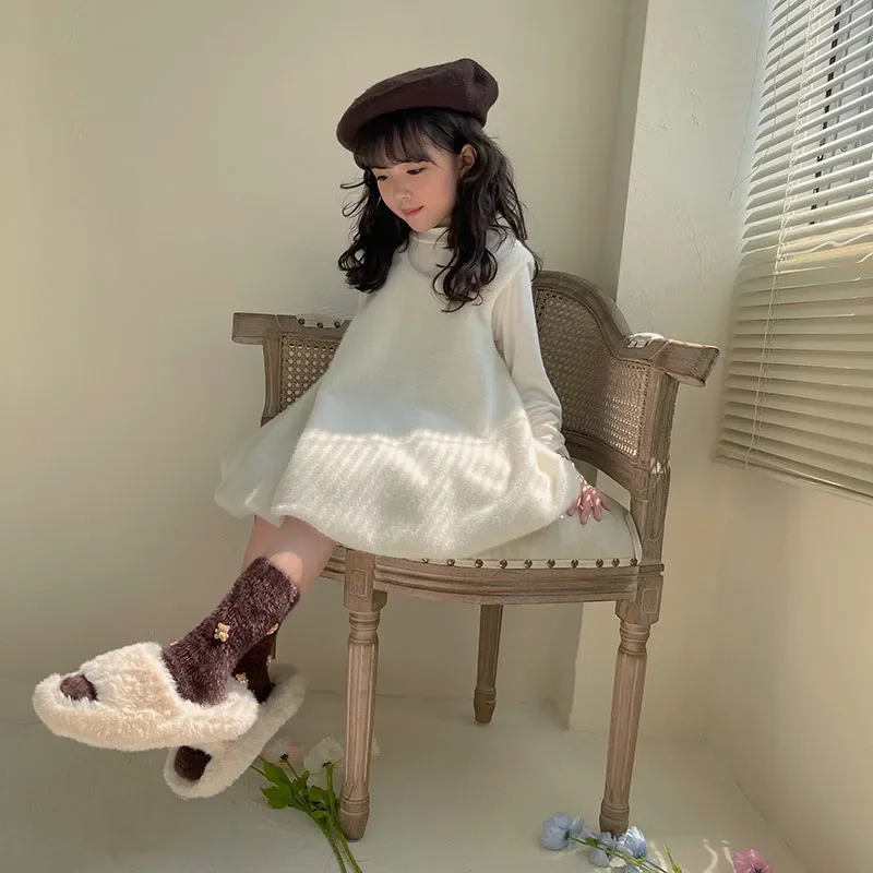Calcetines térmicos peluche oso cacao para invierno - imagen 2
