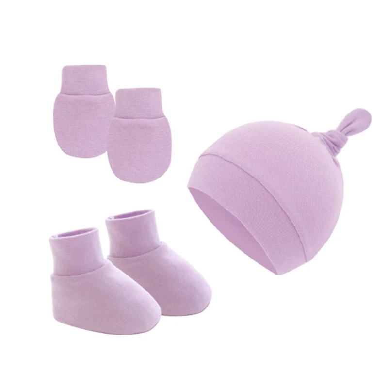 Calcetines y gorro para bebé de 0 a 6 meses