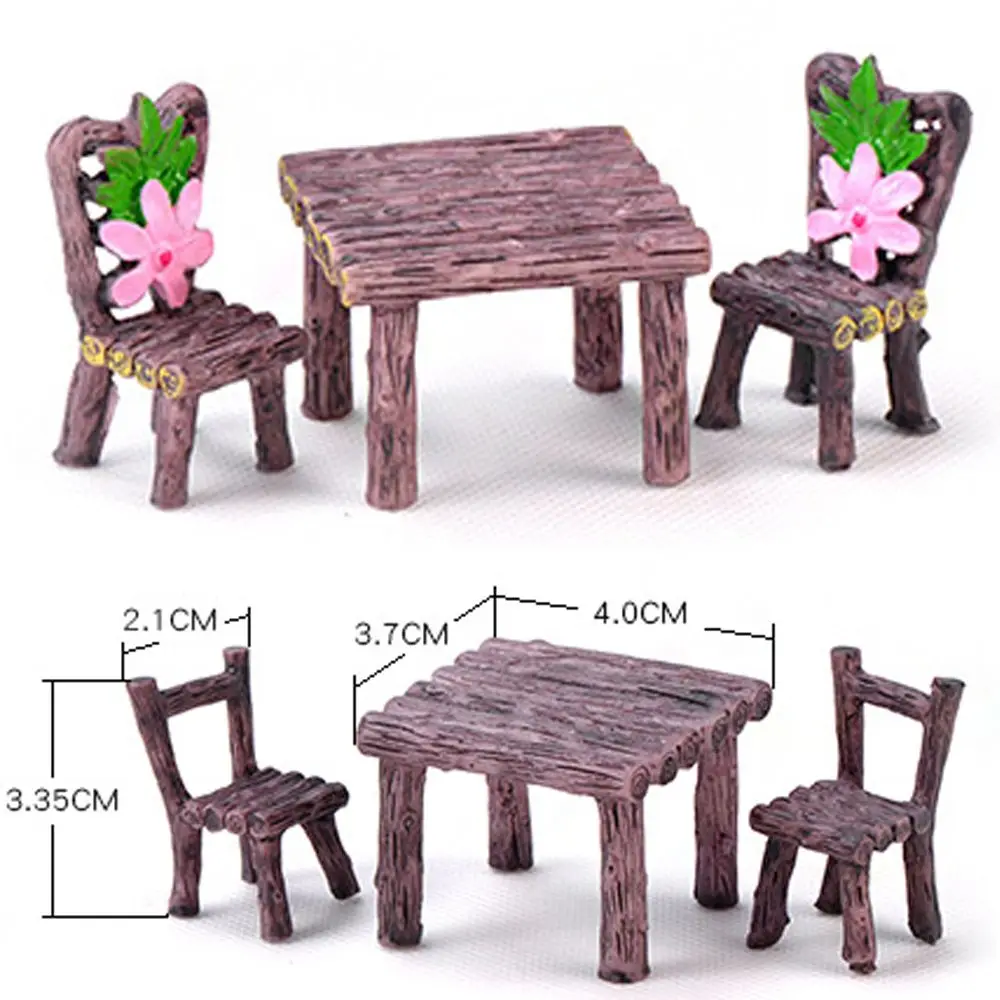 Accesorios para casa de muñecas: jardín de hadas en miniatura creativo - imagen 3