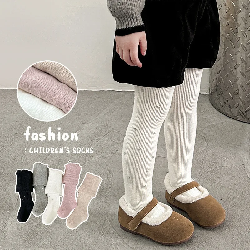 Collants con purpurina de estrellas para niñas – cómodos en otoño - imagen 2