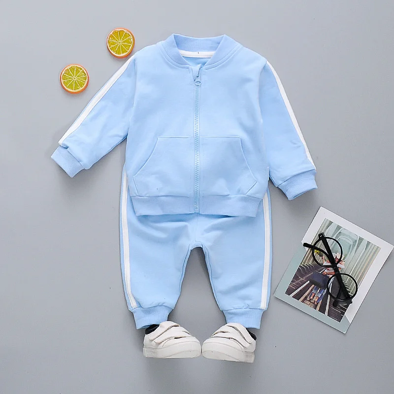 Conjunto chándal de algodón para niño – Chaqueta y pants primavera/otoño - imagen 4