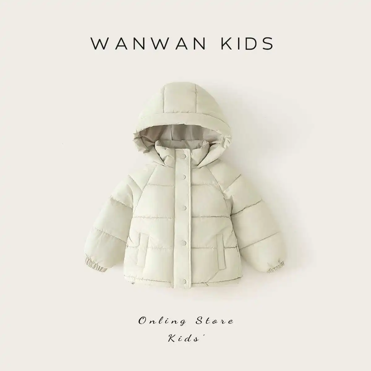 Chaqueta gruesa infantil ideal para invierno