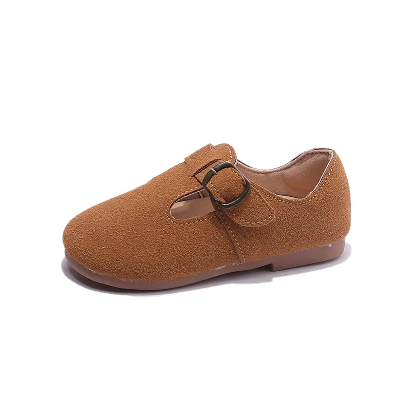Zapatos de cuero planos sin cordones para niños – Cómodos al caminar - imagen 2