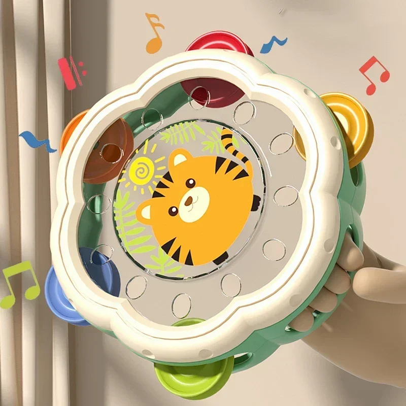 Tambor Montessori infantil de juguete musical para manos - imagen 5