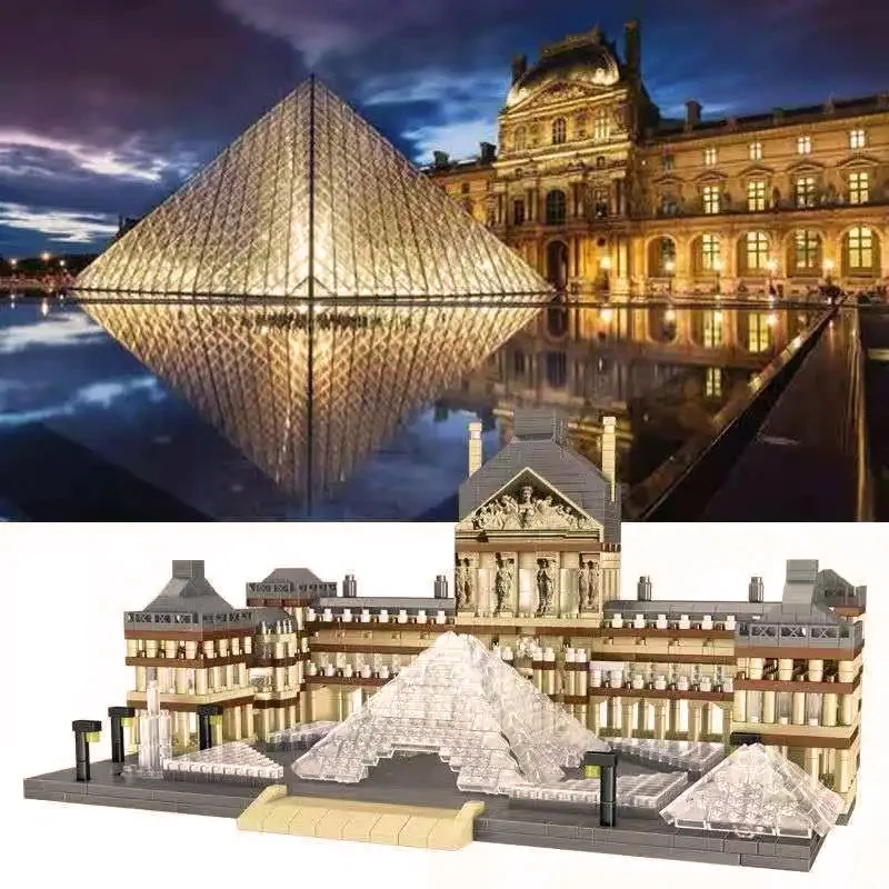 Bloques de construcción Louvre – Maqueta arquitectónica educativa - imagen 5
