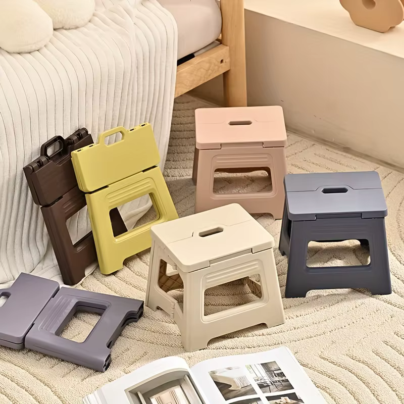 Taburete plegable infantil portátil para niños de plástico duradero - imagen 5