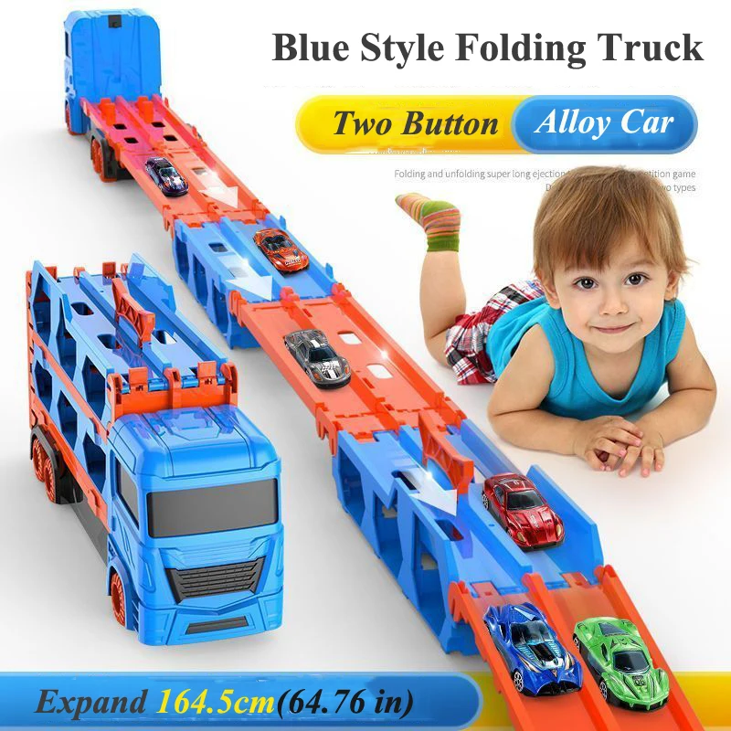 Camión con pista plegable de aleación para niños - imagen 2