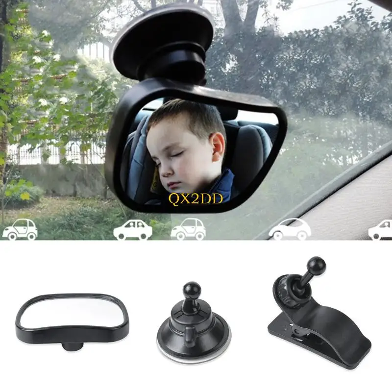 Espejo monitor QX2D – Seguridad y visibilidad para bebé en el coche - imagen 4