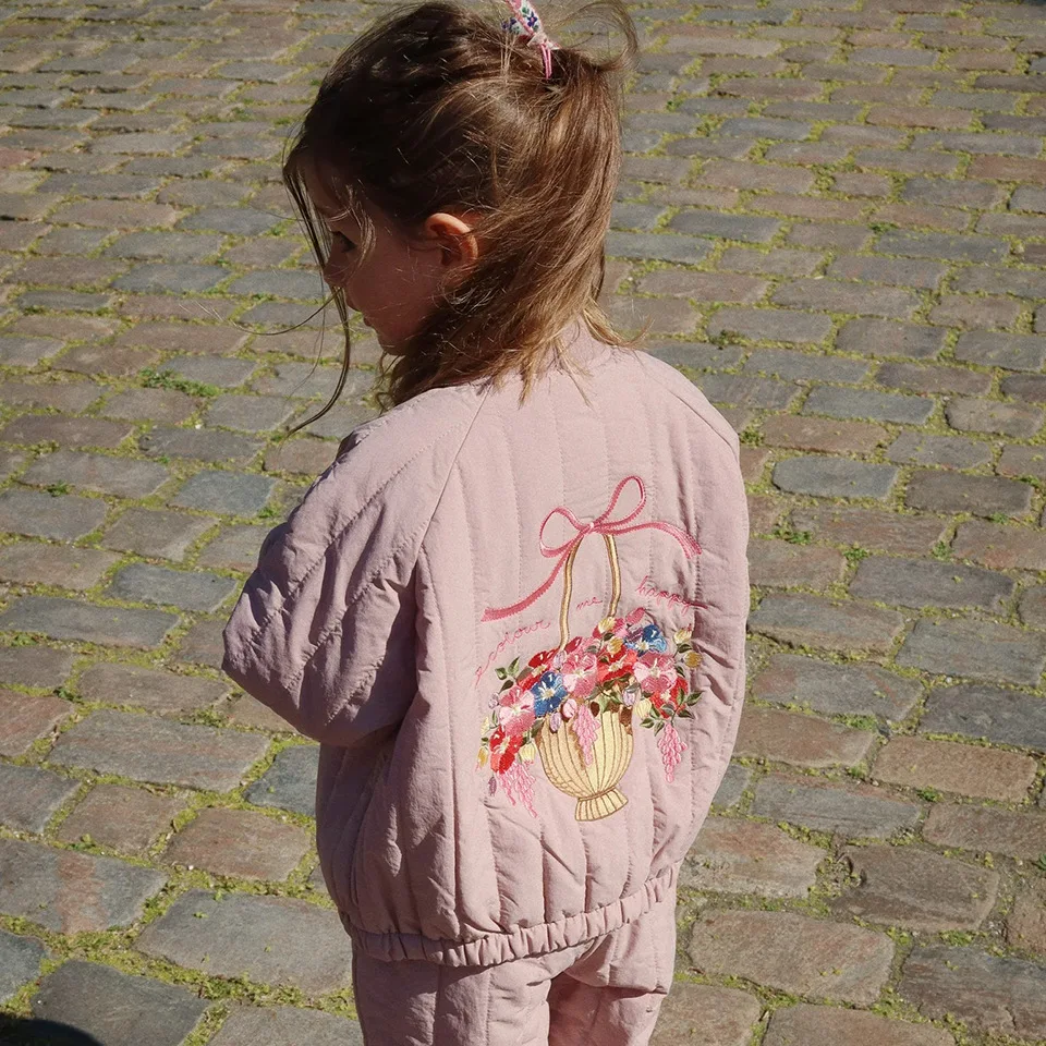 Chaquetas para bebé de lana de cordero KS Winter con dibujos