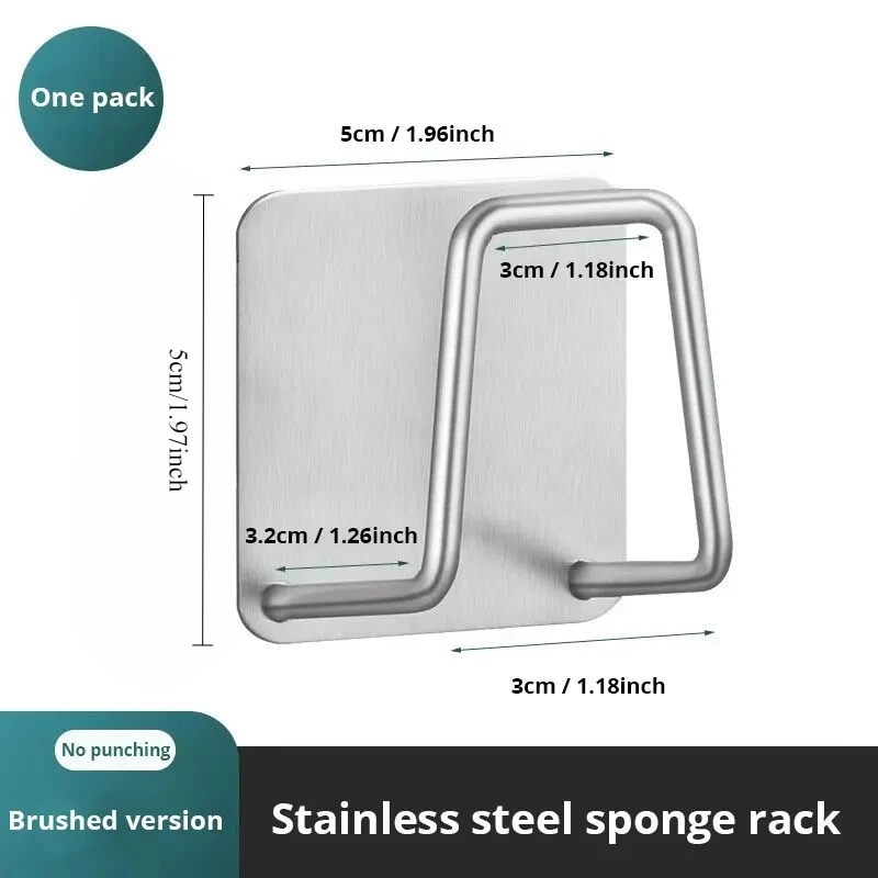 Vvocci soporte para esponja de acero inoxidable para fregadero - imagen 4