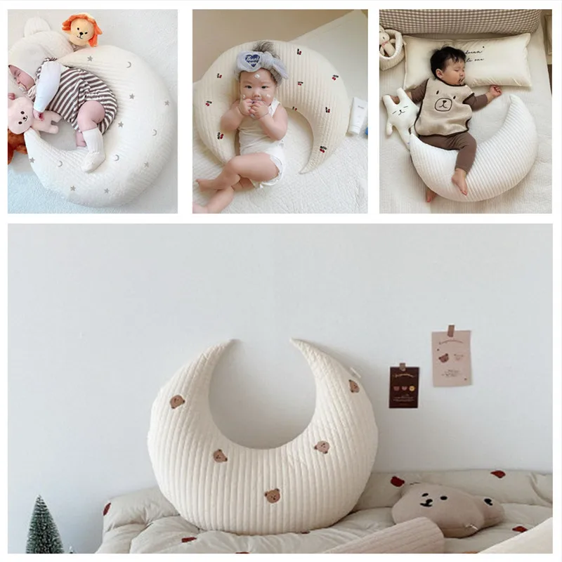 Almohada de Lactancia Bebé Diseño Oso – Algodón Suave para Recién Nacidos - imagen 5