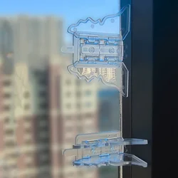 Seguro de ventana infantil autoadhesivo para evitar ventanas abiertas