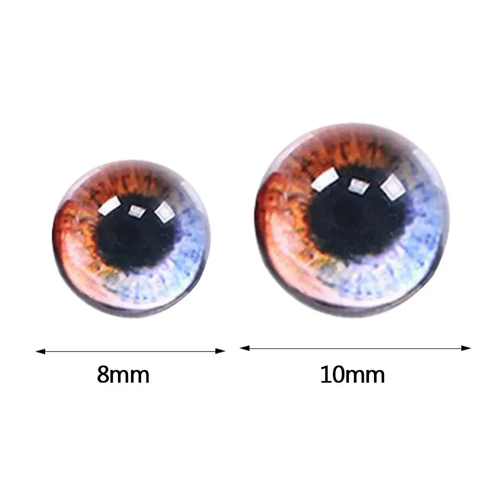 Detalle del efecto de profundidad del ojo de cristal
