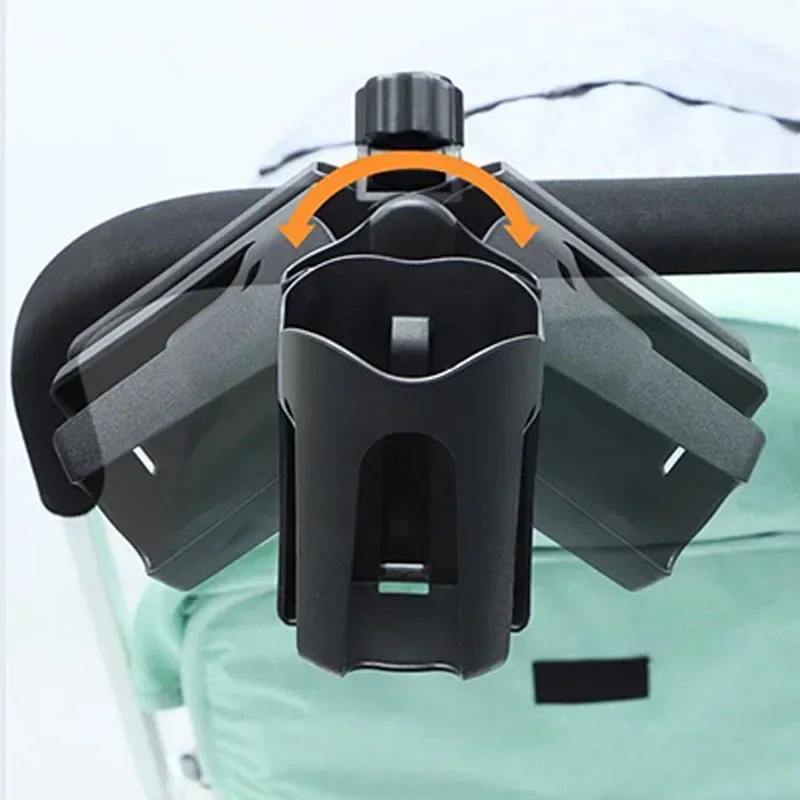 Portavasos universal para cochecito con soporte móvil y rotación - imagen 4