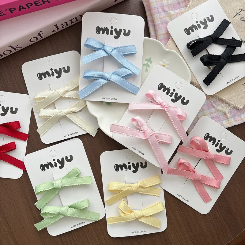 Pinzas de ballet con lazo para pelo niña – Sujeción cómoda - imagen 2