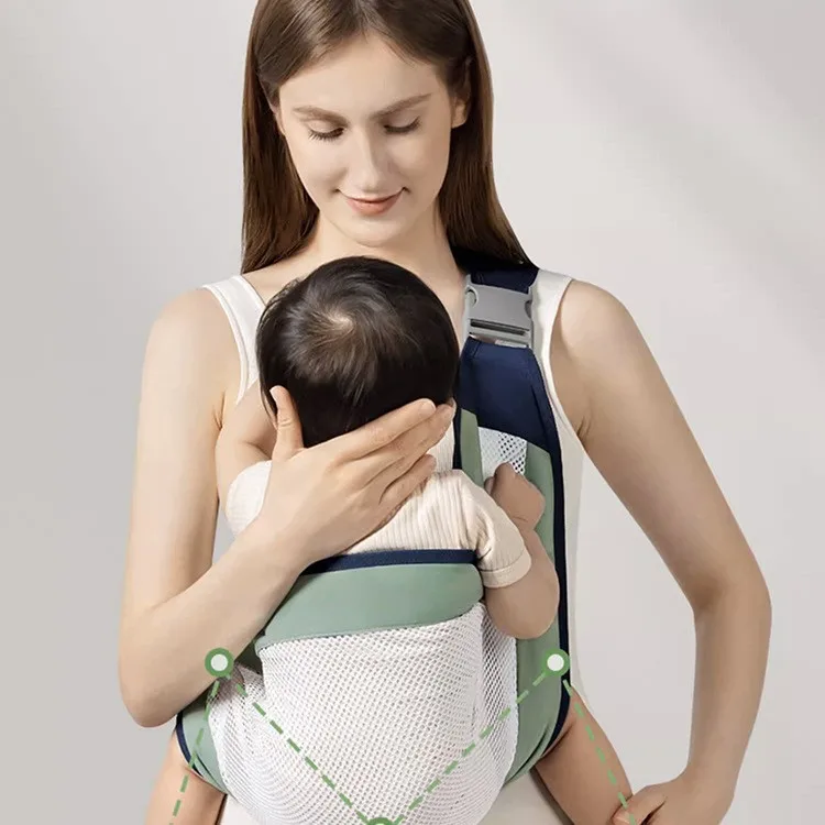 Portabebés ergonómico ajustable – Mochila ligera para recién nacidos - imagen 2