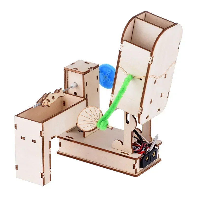 Robot barbacoa de madera 3D para ensamblar – Juguete creativo niños
