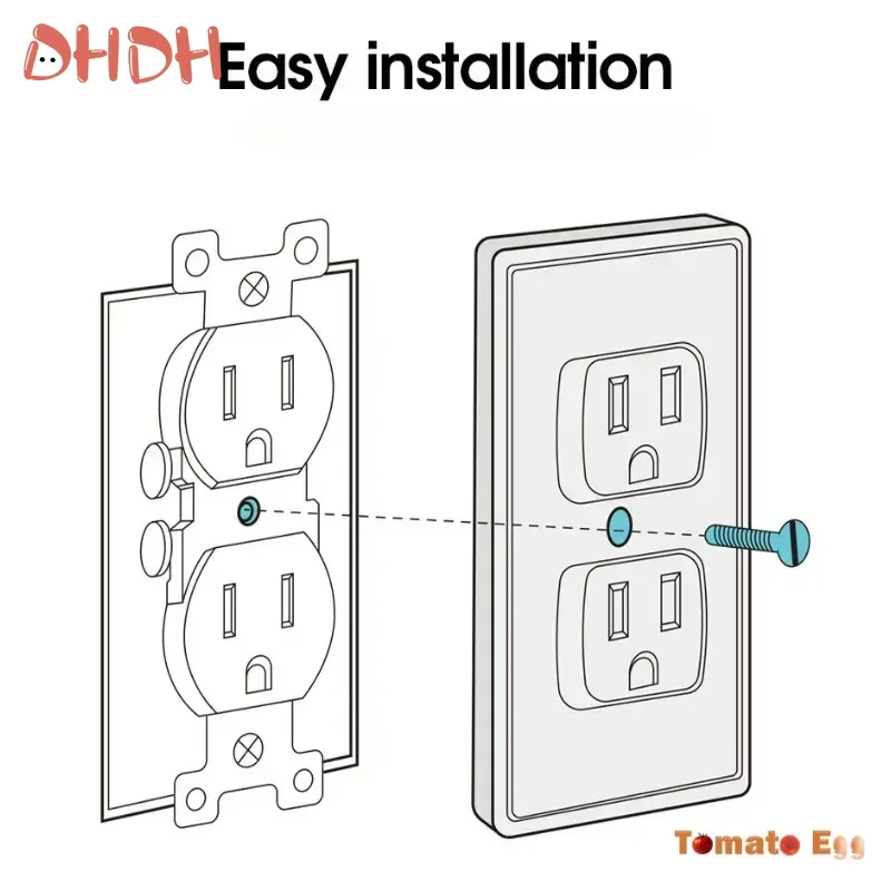 Tapa protectora del enchufe con seguridad eléctrica para bebé - imagen 4