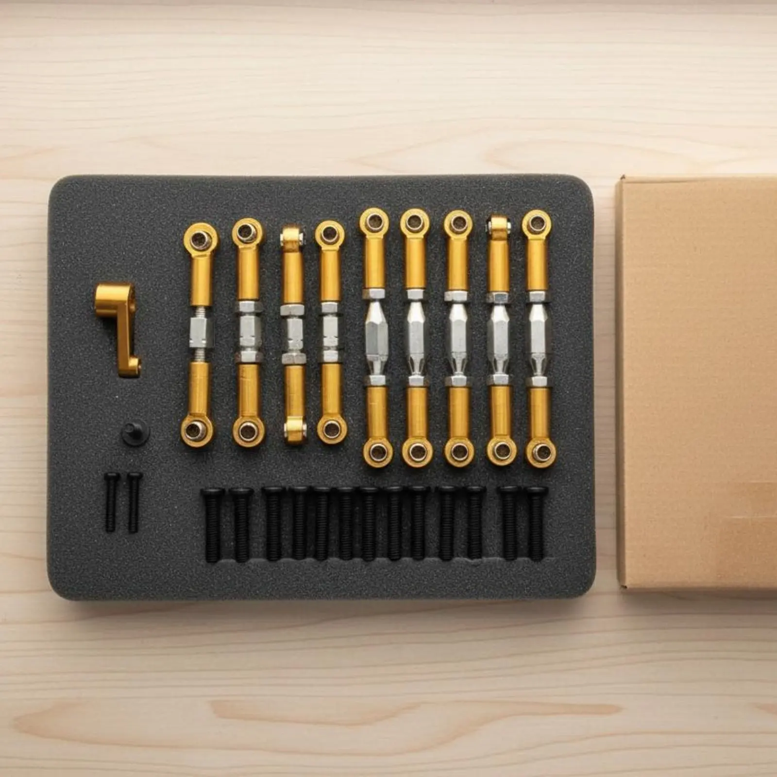 Kit de dirección para coches RC con varillaje metálico y servo - imagen 4