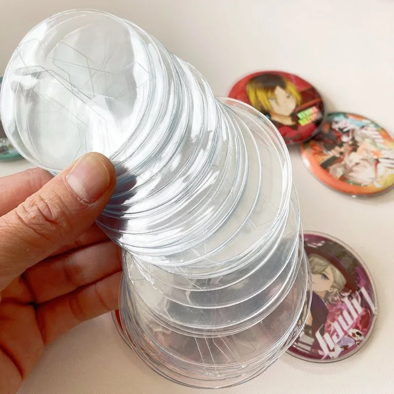 Protector de insignia Anime 58mm/75mm – Funda PVC antipolvo para pines - imagen 2