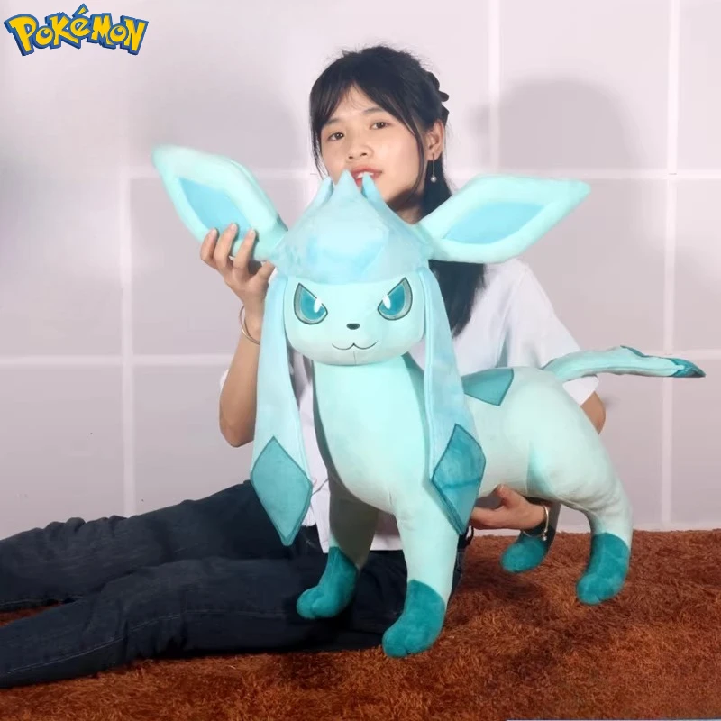Peluche Pokémon Eevee Glaceon y Umbreon, suave para regalo infantil - imagen 4