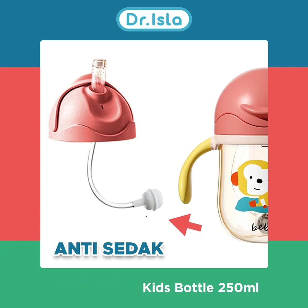 Vaso de aprendizaje para bebé con asas y tapa anti-fugas, BPA - imagen 4