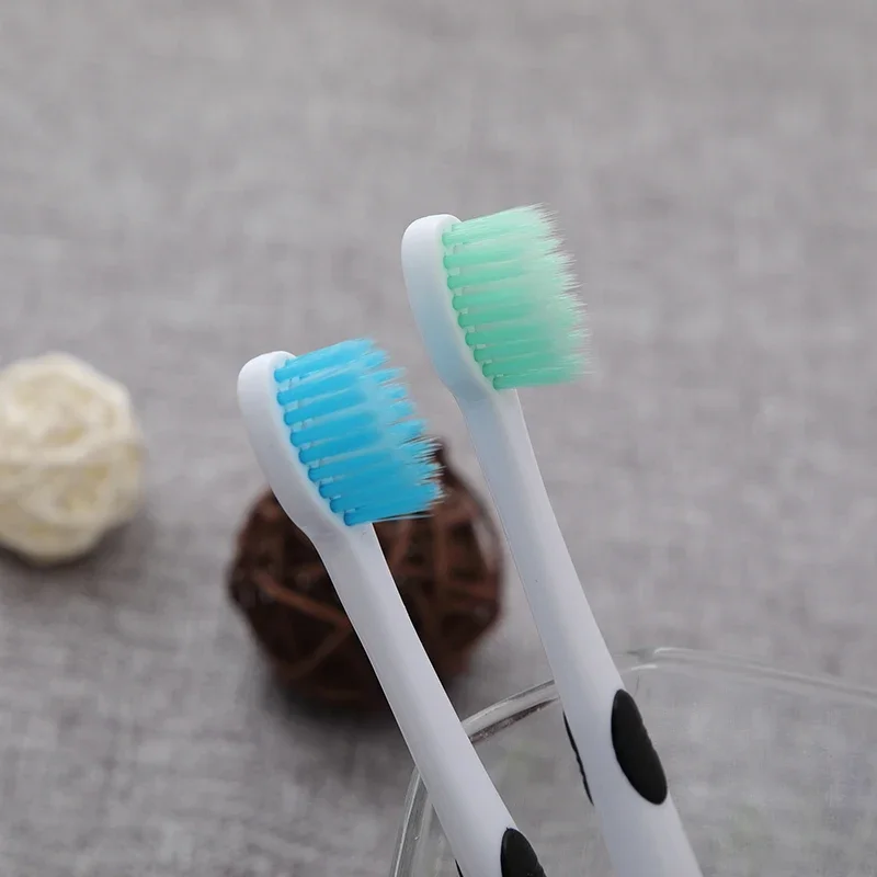 Cepillo de dientes infantil cerdas suaves panda niños 3-12 años - imagen 4