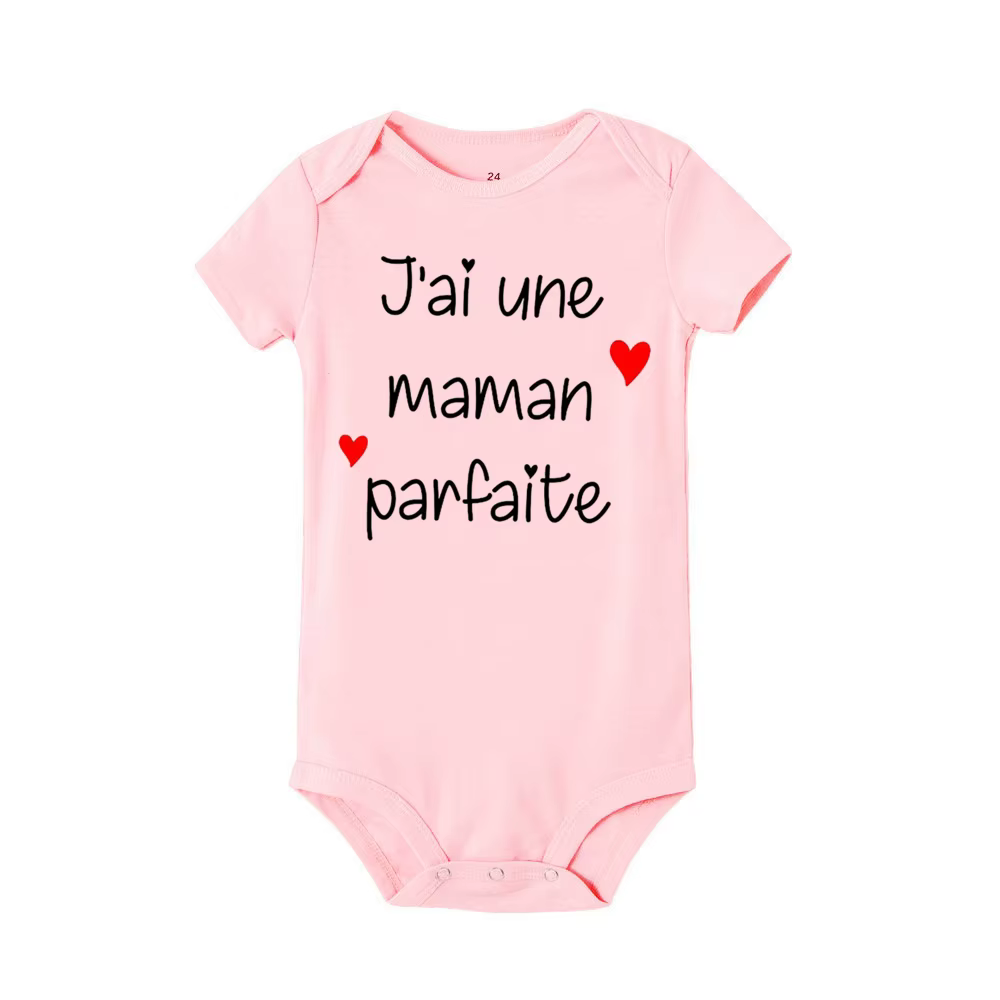 Pelele manga corta unisex para recién nacido – Estampado suave - imagen 4