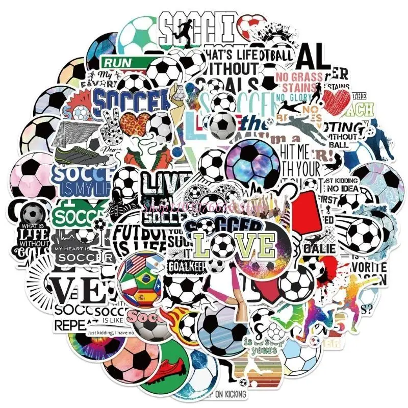 R6FD Pegatinas de fútbol con grafiti para álbumes y manualidades - imagen 5