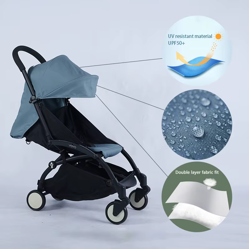 Yoyo Sombrilla UV y cojines impermeables – Accesorios cochecito - imagen 5
