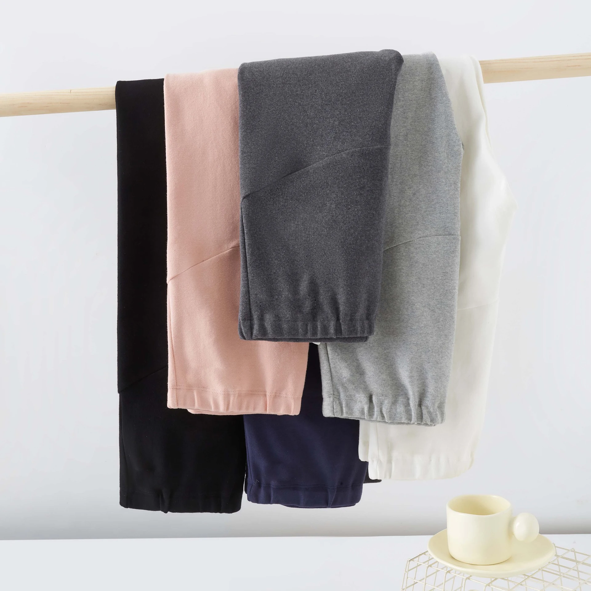 Leggings de maternidad cintura alta algodón elástico para otoño - imagen 5